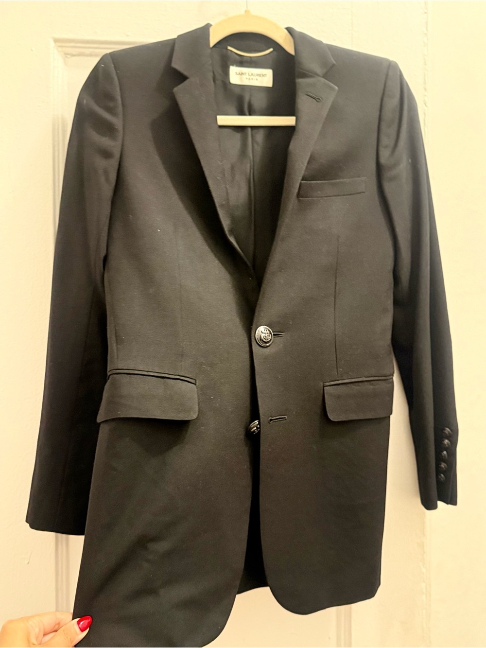 🖤Saint Laurent Black Single-Button Blazer